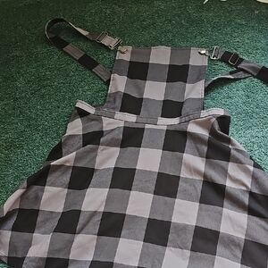 Hot Topic Black and Gray Checkered Apparel
